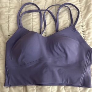 Lululemon purple seamless sports bra